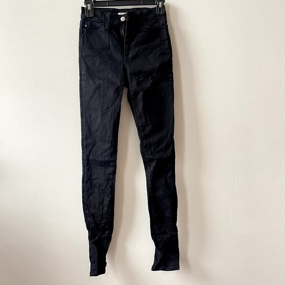 Alexa Chung x AG High Waist Black Skinny Jeans - 24 - Picture 10 of 12